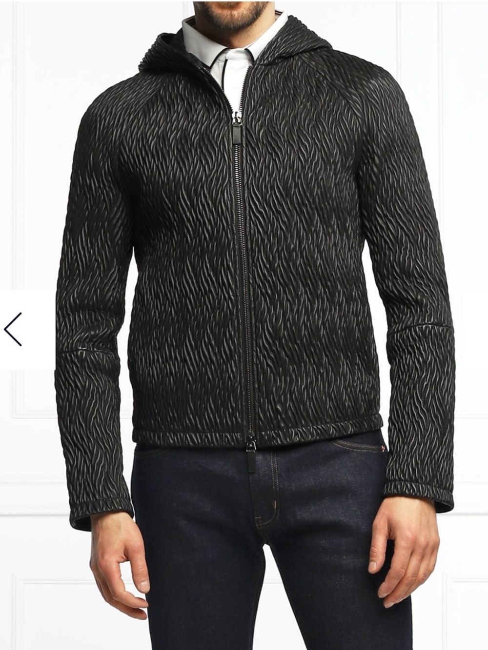 Authentic EMPORIO ARMANI Leather jacket